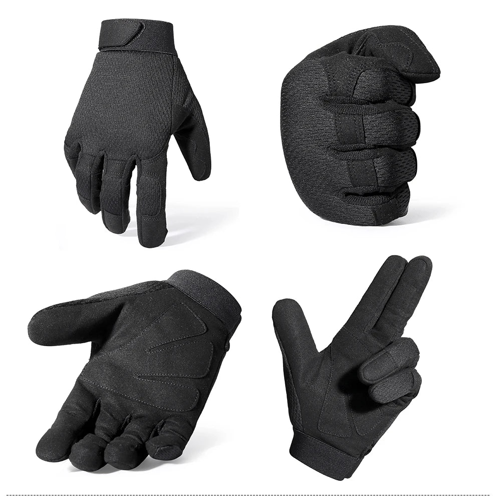 Outdoor Tactical Gloves Bicycle Airsoft Hiking Climbing Shooting Paintball Working Camo Sport Full Finger Glove Outdoor Gear