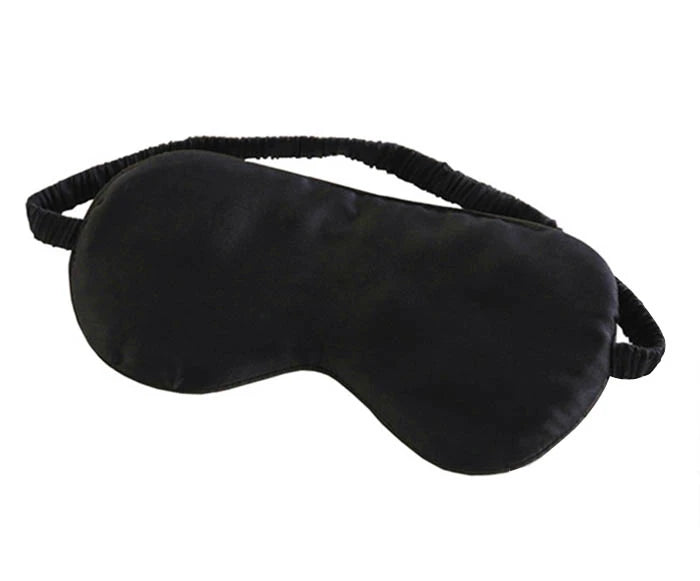 100% Pure Silk Sleep Eye Mask Both Sides Fashion Silk Eye Cover Shade Soft Blindfold Travel Relax Aid Multicolor