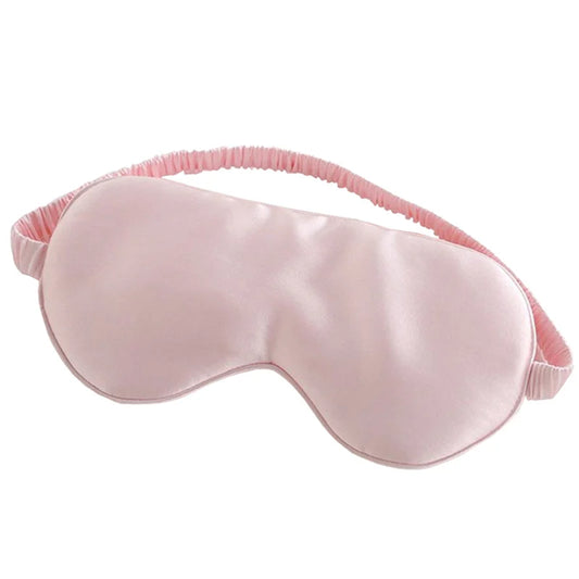 100% Pure Silk Sleep Eye Mask Both Sides Fashion Silk Eye Cover Shade Soft Blindfold Travel Relax Aid Multicolor