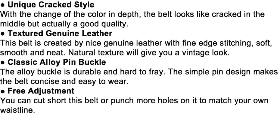 MaiKun Thin Belts for Women Unisex Genuine Leather Belt Female Metal Pin Buckle Belt