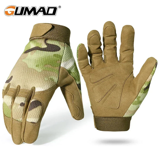 Outdoor Tactical Gloves Bicycle Airsoft Hiking Climbing Shooting Paintball Working Camo Sport Full Finger Glove Outdoor Gear